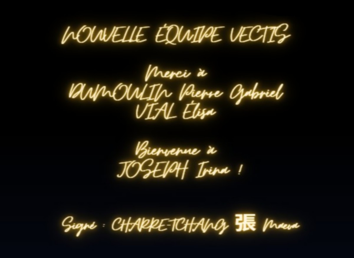 Nouvelle équipe de Vectis